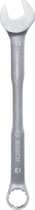 Kunci kombinasi Bosch 13 mm krom vanadium.